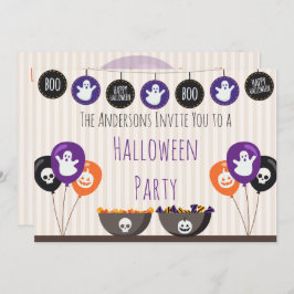 Convite Decoração do Dia das Bruxas