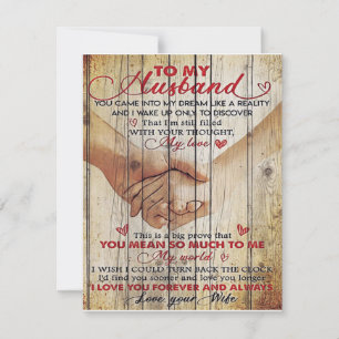 Convite Decoração Para o Meu Marido Carta Para o Meu Mar
