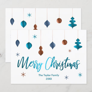 Convite Decoração retro do marinho do cobre da cerceta d