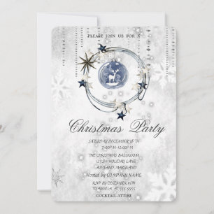 Convite Decorações de Natal em Aquarela Festa de Natal