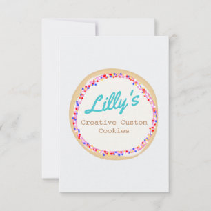 Convite Decorador de Cupcake ou Biscoito Personalizado