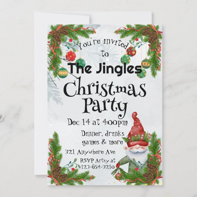 Convite Decorando o  (Frente)