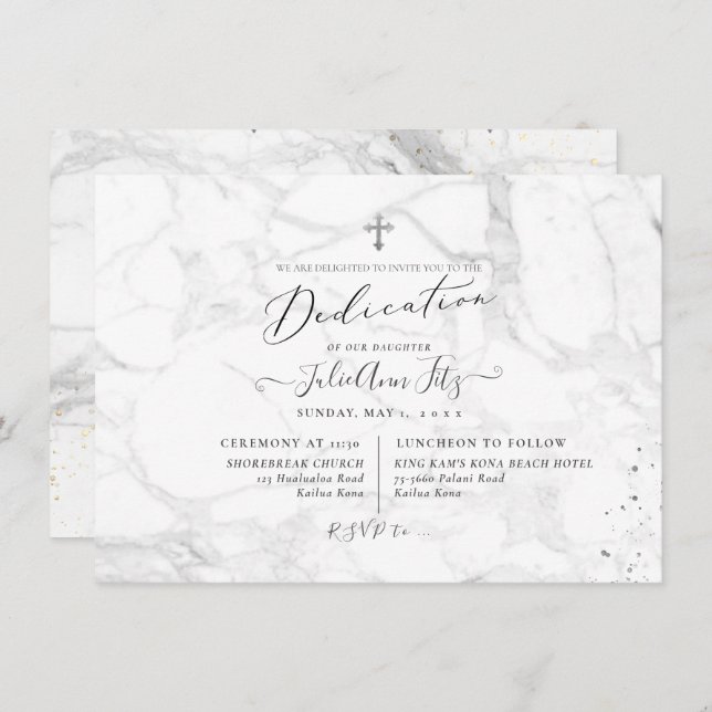 Convite Dedicação do Mármaco PixDezines (Frente/Verso)