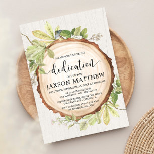 Convite Dedicação russa à floresta verde