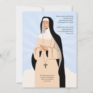 Convite Dedicado a Deus Tomada do Véu