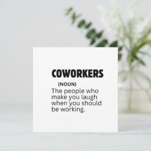 Convite Definição de Colega de Trabalho Engraçada Humor Sa