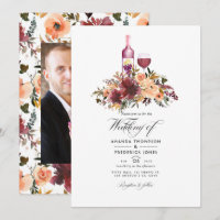 Degustação de Vinho Tinto Floral Bordo Casamento F