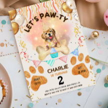 Deixa Pawpy Dog Aquacolor Festa de aniversário