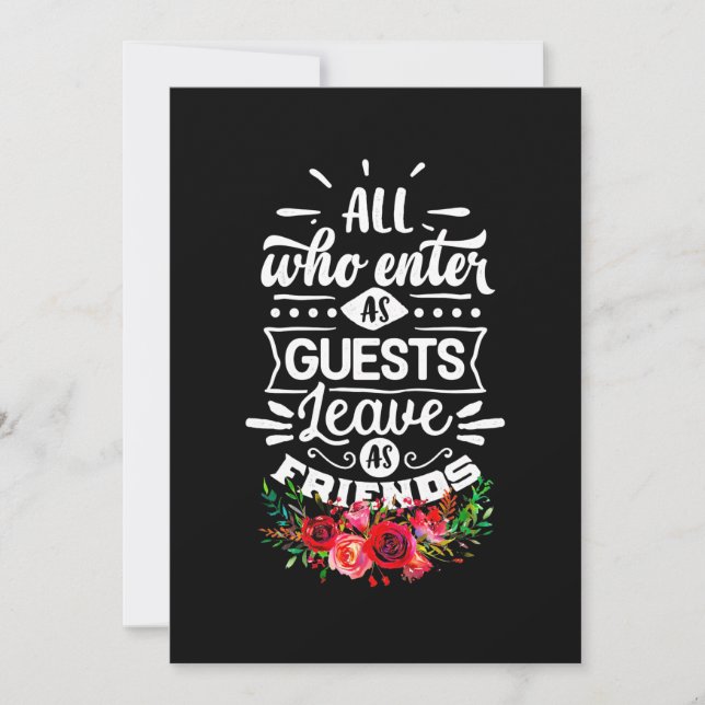 Convite Deixar como Amigos (Frente)