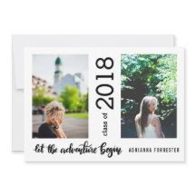 Deixe A Aventura Iniciar Formando Duas Fotos