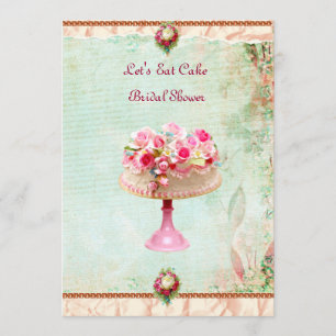 Convite Deixe-nos comer o chá de panela do bolo