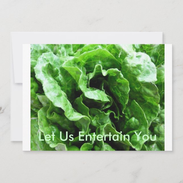 Convite Deixe-nos entertain o (Frente)