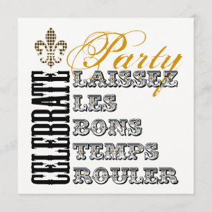 Convite Deixe o Bons Tempos Festa de Rolagem