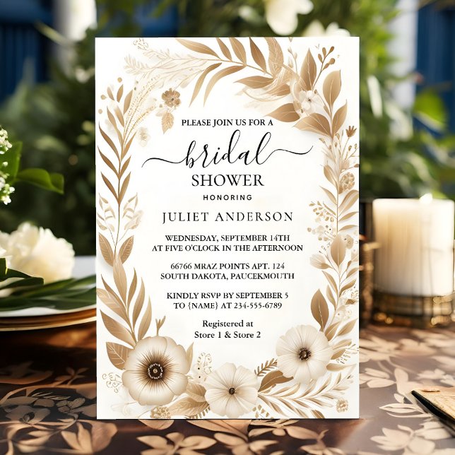 Convite Deixe o café italiano Sorrento para o Chá de panel (Criador carregado)