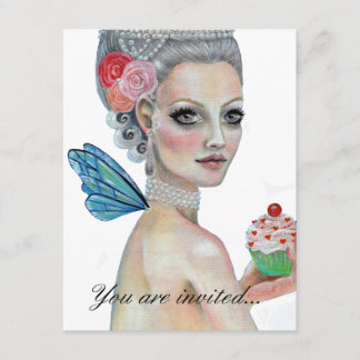 Convite Deixe-os comer bolo