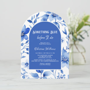 Convite Delft Blue Chinoiserie Chá de panela