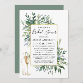 Convite Delicar Aquarela Vidro Verde