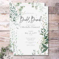 Delicar Bridal Moderno da Floresta Tropical Brunch