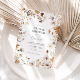 Convite Delicar Chá de panela de flor selvagem