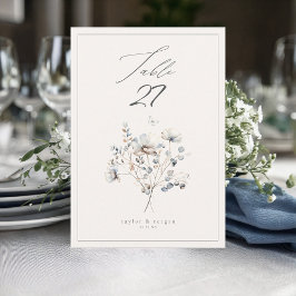 Convite Delicar flor selvagem Número ID1102