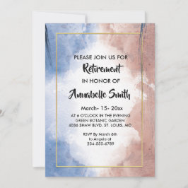 Convite Delicar o aluguel de aquarela às ondas