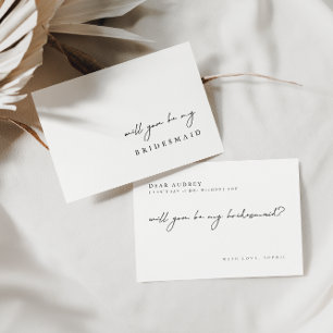 Convite Delicar Você Será Minha Proposta De Bridesmaid