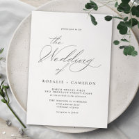 Delicate Airy | Casamento Negro e Branco clássico