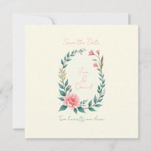 Convite Delicate Floral Wreath Invital