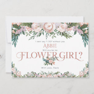 Convite Delicate Watercolor Floral Bloom
