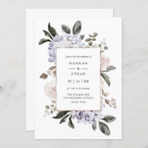 Delicate Watercolor Hydrangea Floral | Casamento