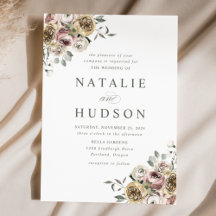 Delicate Winter Floral Wedding