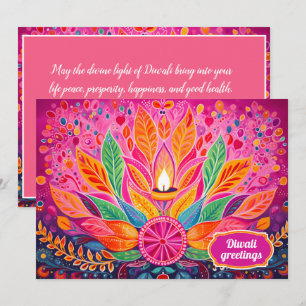 Convite Delícia Radiante de Diwali