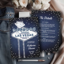 Denim Diamantes Las Vegas Bling Festa de solteira