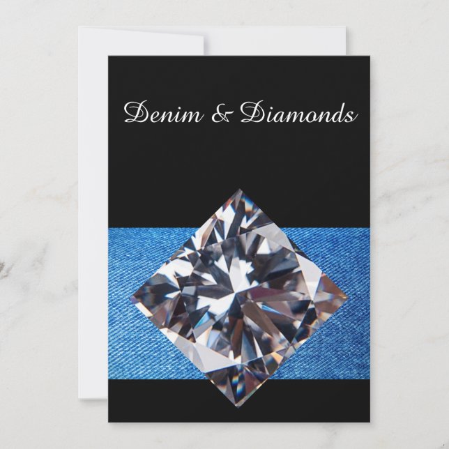 Convite Denim & Diamonds II (Frente)
