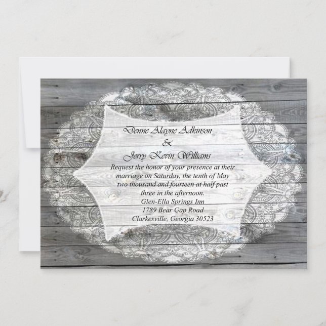 Convite Denne Adkinson Kevin Williams Convidou (Frente)