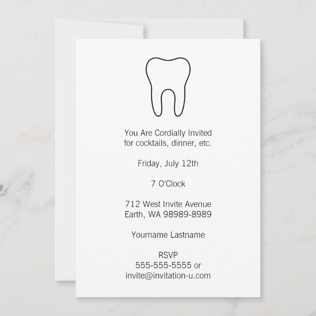 Convite Dente Simbólico (Frente)