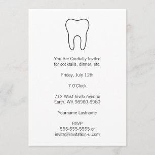 Convite Dente Simbólico