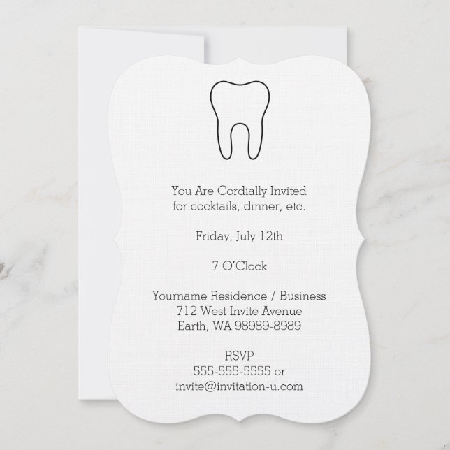 Convite Dente Simbólico (Frente)