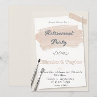 Convite Dentist retirement invitation -Thank You Dentist