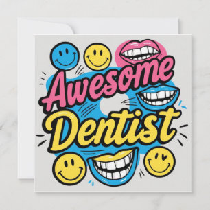Convite Dentista incrível obrigado