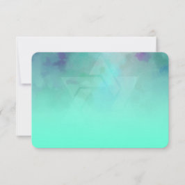 Convite Depois da festa Aqua e Blue Star de David