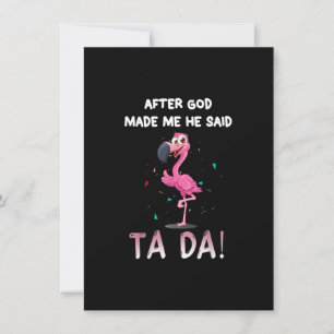Convite Depois De Deus Me Fez Ele Disse Ta Da, Engraçado F