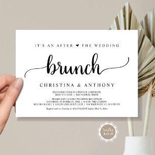 Convite Depois Do Brunch De Casamento, Elopemento Russo