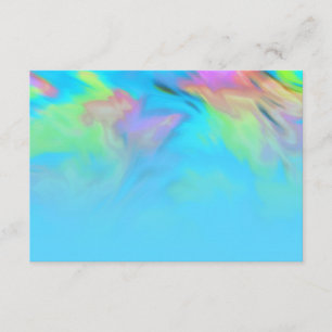 Convite Depois do Festa Turquoise Azul Limão Cor-de-rosa