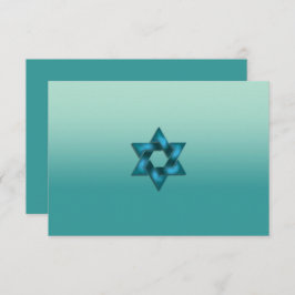 Convite Depois do Teal de Festa com Estrela