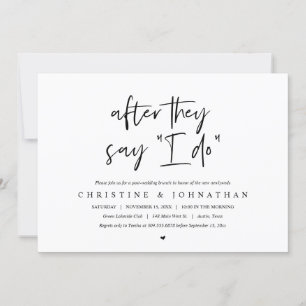 Convite Depois que eles dizerem que eu faço, Poste o Brun