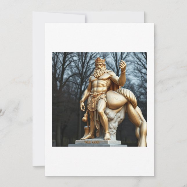 Convite Der größte Held aller Zeiten – Herkules in Gold (Frente)