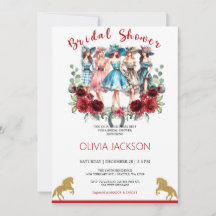 Convite Derby Chá de panela Bachelorette