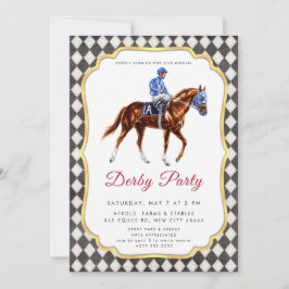 Convite Derby Party Invitation