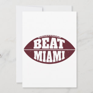 Convite Derrote Miami Vintage Aggie Futebol Gameday Sábado